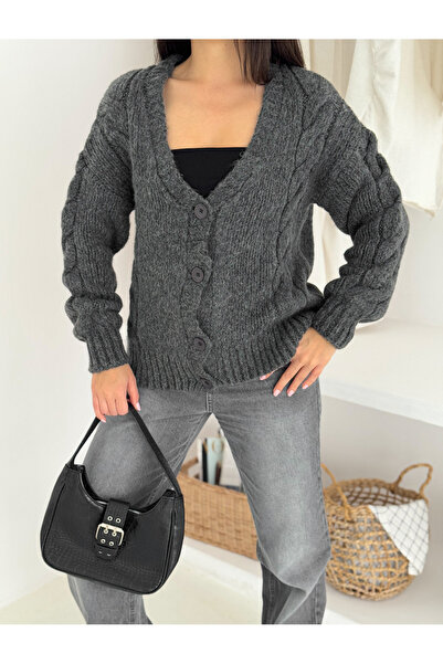Slim'N Lift Extra Soft 4 Button V-Neck Cardigan