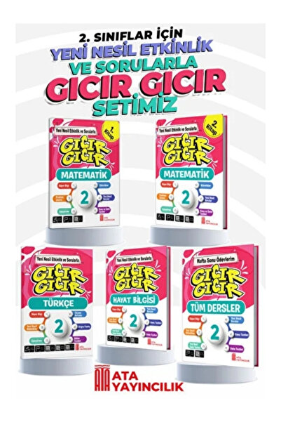 Analiz Yayınları Ata Yayıncılık 2. sınıf Gıcır Gıcır 5 li set