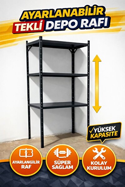 zmtdesign ZMT Design Metal Depo Rafı 2'li