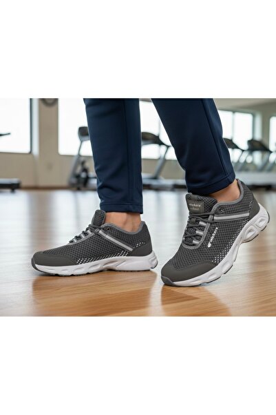 Wickers Men's Smoked Sports Shoes Walking Running Shoes Airy Mesh Sneaker