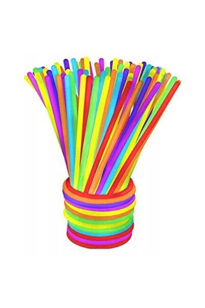 zola Set of 100 phosphorescent bracelets, length 20 cm, multicoloured