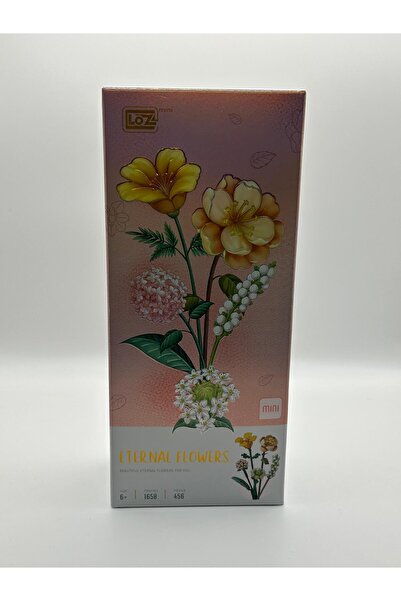 Loz Lz1658 Eternal Flowers Hibiscus Lily Daisy Hydrangea 456 Prc Block