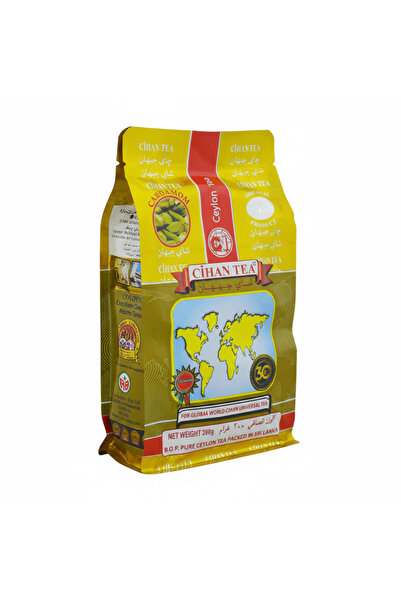 CİHAN Ceylon Cardamom Tea B.O.P. – Premium Sri Lankan Black Tea 200g
