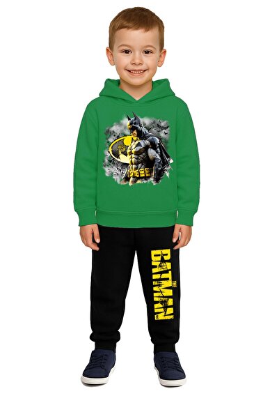 SEDİRLİ Batman Štampano Dječja trenerka Set 3 niti Ş Čupkani materijal P Pamu...