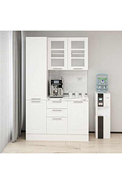 Alvinka Kahve Köşesi 135Cm Mbr_C Beyaz Beyaz