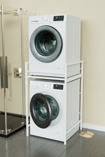 Hediyeler Kapında Çamaşır ve Kurutma Makinesi Dolabı Kolay Kurulum Metal Gövde