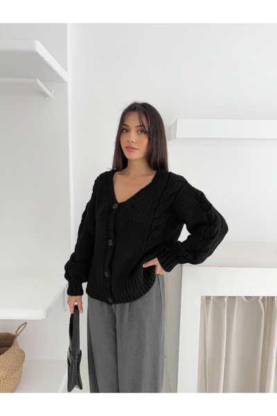 Slim'N Lift Extra Soft 4 Button V-Neck Cardigan