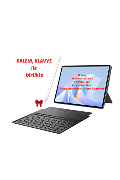 Huawei Matepad 12Gb 256Gb 144Hz KALEM, KLAVYE PaperMatte - Emuı Tablet 11.5 i...