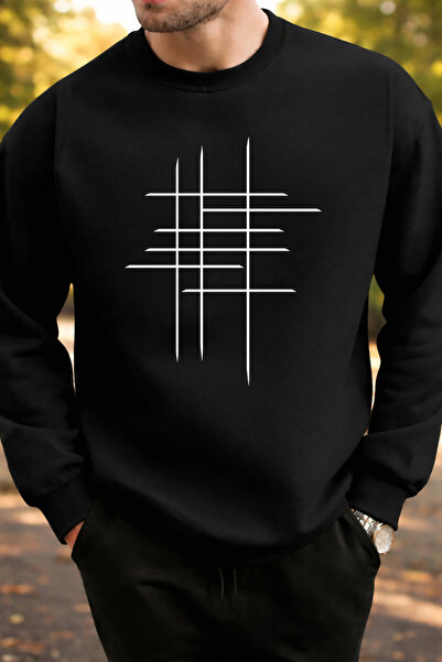 Pink Sky Ουνισέξ οβερσάιζ βαμβακερό φούτερ με στάμπα1