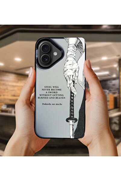 Caseji حافظة هاتف فاخرة مقاومة للأوساخ متوافقة مع آيفون 17 بنمط سيف الساموراي...