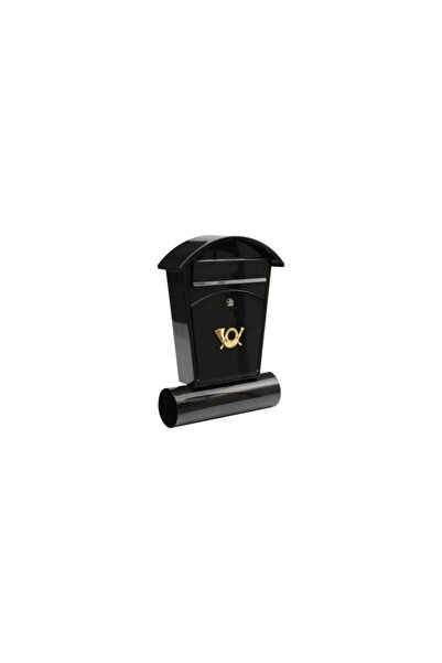 Vorel Black Mailbox with Magazine Holder