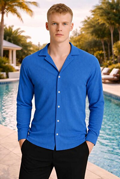BRLKN Men's Long Sleeve Ottoman Shirt
