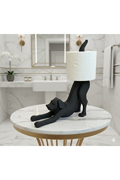 OEM Suport decorativ pentru hârtie igienică, model de câine