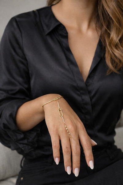 Sense of Atelier Aurel Cuff Gold Kelepçe Bracelet Şahmeran