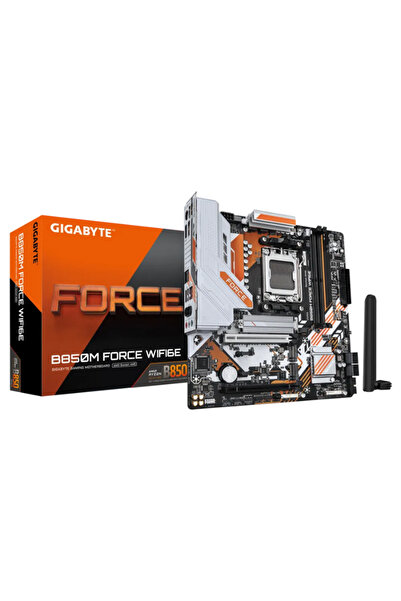 Gigabyte B850M Force WF6E Gaming Motherboard, DDR5, Ryzen Socket AM5
