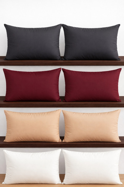 ÇIQRIK HOME 8 Pieces 50X70 cm Zippered Pillowcases