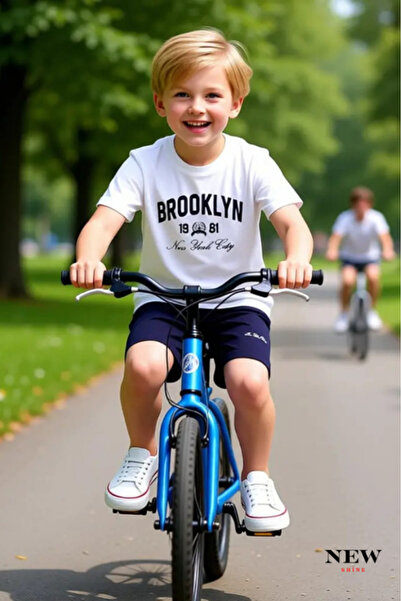 New Shine تي شيرت بروكلين 1981 مطبوع للأطفال من الجنسين