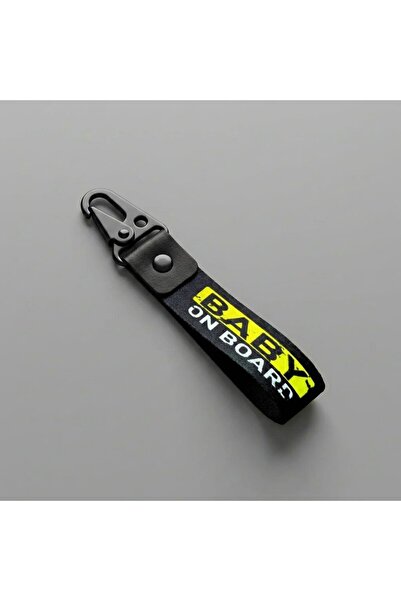 Duftpalm Baby on Board Designed Fabric Keychain