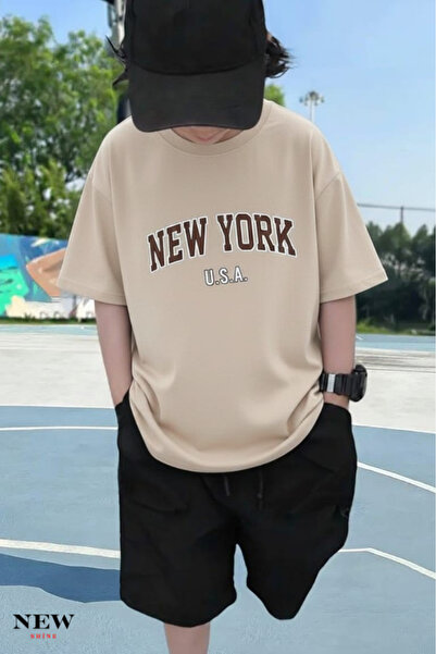 New Shine NEW YORK USA IMPRIMAT UNISEX COPII tricou