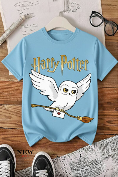 New Shine تي شيرت للأطفال مطبوع عليه هاري بوتر للجنسين