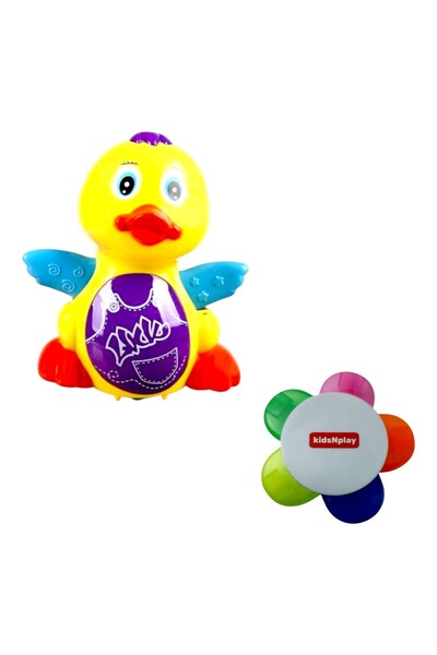 OEM Ratusca dansatoare muzicala,dimensiuni 17x7x12 cm,multicolora cu Mini car...