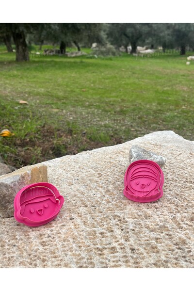 Filkorium3D Ramadan Cookie Mold – with Cute Boy & Girl Figures – 7–8 cm 3D Pr...