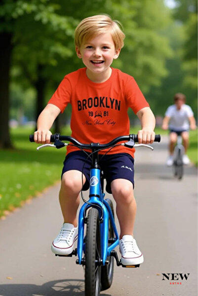 New Shine تي شيرت بروكلين 1981 مطبوع للأطفال من الجنسين