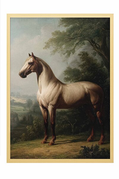 Postifull Vintage Painting, Beige Framed Poster, Vintage Wall Decor