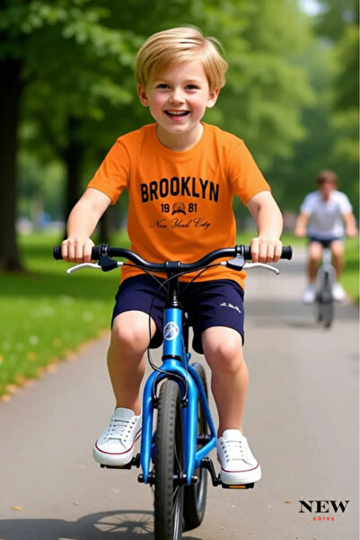 New Shine تي شيرت بروكلين 1981 مطبوع للأطفال من الجنسين