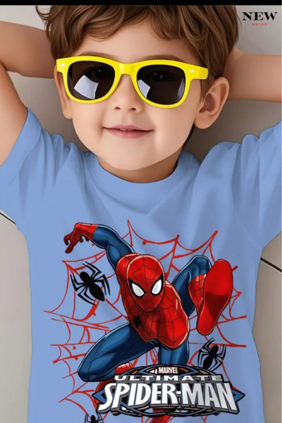 New Shine ДИТЯЧА ФУТБОЛКА UNISEX З ПРИНТОМ СПАЙДЕРМЕНА