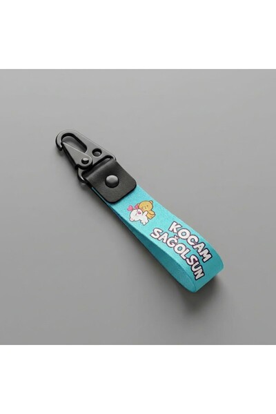 Duftpalm Kocam Sağolsun Designed Fabric Keychain