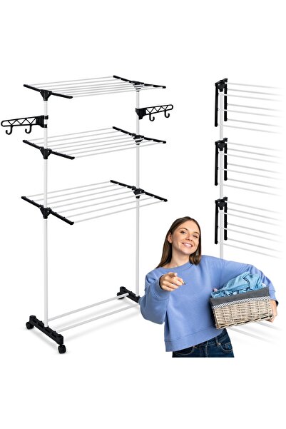 Other Delia standing foldable laundry dryer, white, 15 m