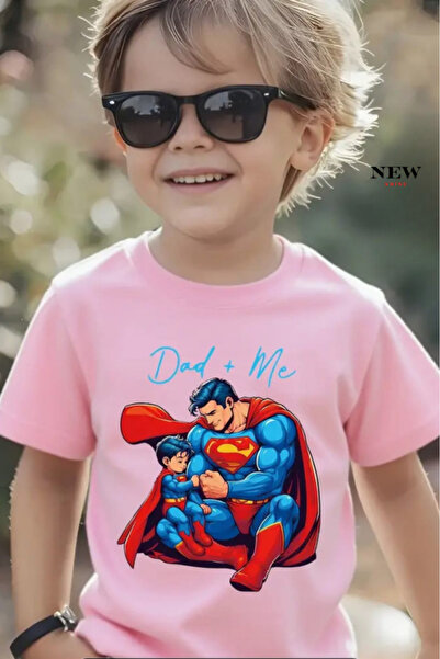 New Shine Imprimeu DAD ME Unisex Copii tricou