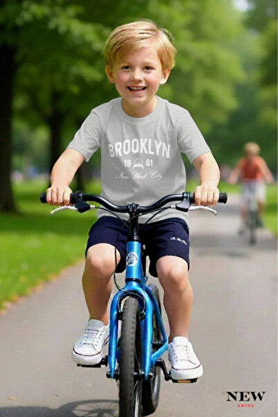 New Shine تي شيرت بروكلين 1981 مطبوع للأطفال من الجنسين