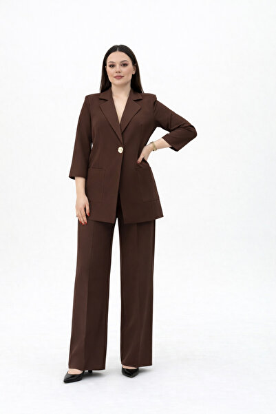 ventura butik Tek Düğmeli Blazer Ceket Pantolon Takım