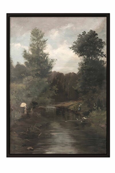 Postifull Vintage Painting, Black Framed Poster, Vintage Wall Decor