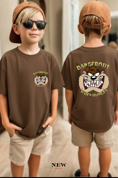 New Shine IMPRIMAT PERICOLOS UNISEX COPII tricou