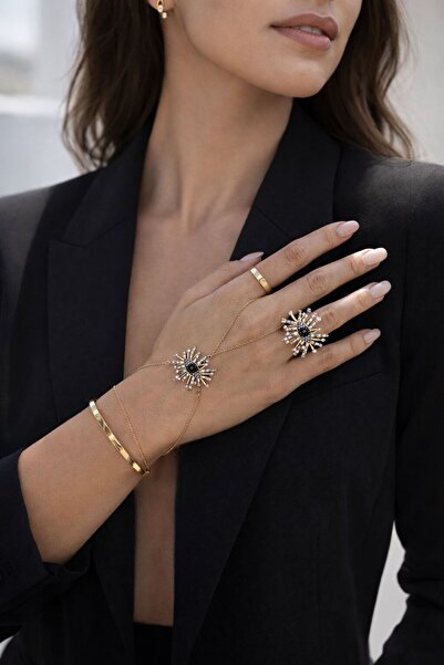 Sense of Atelier Nox Eye Motif Zircon Stone Gold Shahmeran