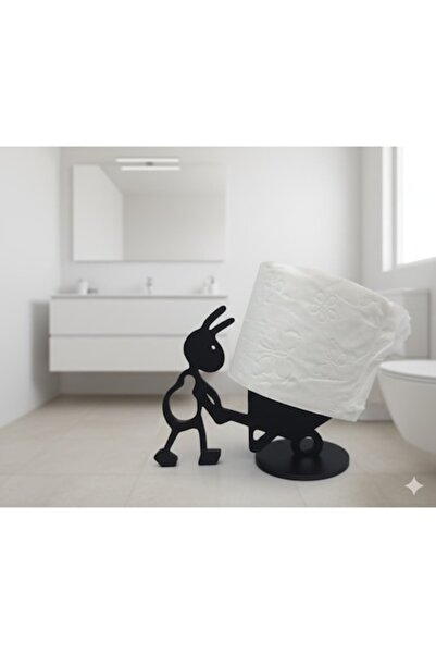 OEM Decor de furnică pentru hârtie igienică, model de furnică, culoare neagră