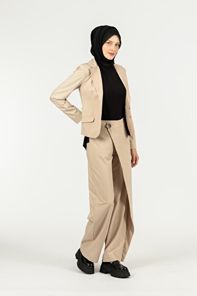 byözlemyazan Kendall Double-Breasted Collar Classic Fit Women's Jacket