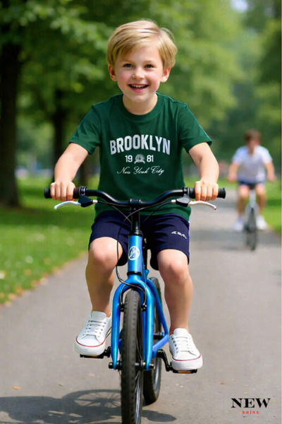 New Shine تي شيرت بروكلين 1981 مطبوع للأطفال من الجنسين