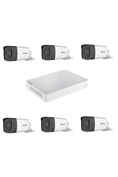Hikvision Professional Video Surveillance Kit with 6 Cameras