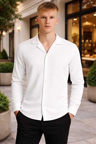 BRLKN Men's Long Sleeve Ottoman Shirt
