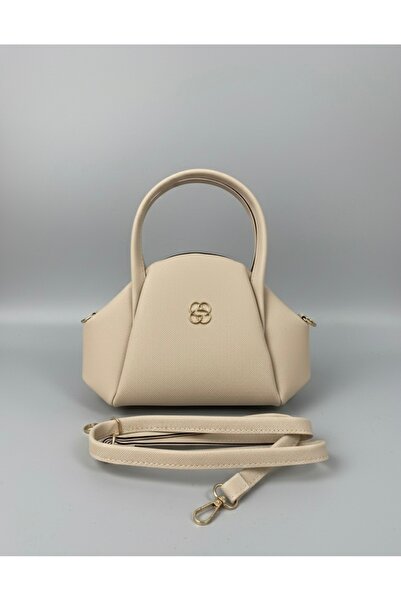 ENİSÇANTAVEMODA Kadın El ve Omuz Çantası – Gold Detaylı, Fermuarlı, Şık Günlü...