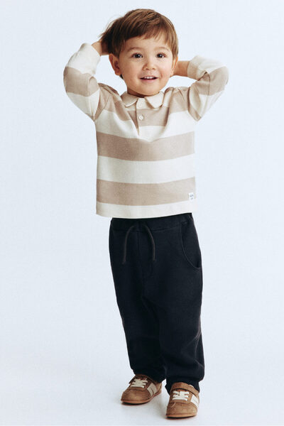 H&M Pamuklu Rugby Tişörtü