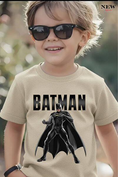 New Shine TRICOU UNISEX PENTRU COPII CU IMPRIMEU BATMAN