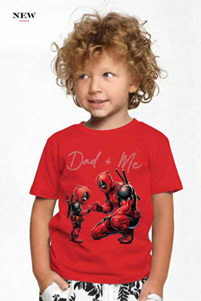 New Shine Imprimeu DAD ME Unisex Copii tricou