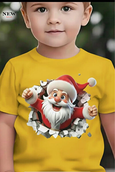 New Shine DJEČJI UNISEKS ODEĆA SA ŠTAMPOM DEDA MRAZA T-shirt