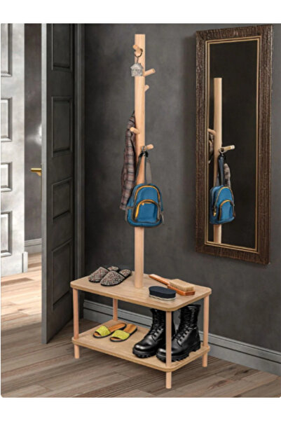 DESENGO Portmanto Askılık Ayakkabılık Vestiyer.safir Meşe