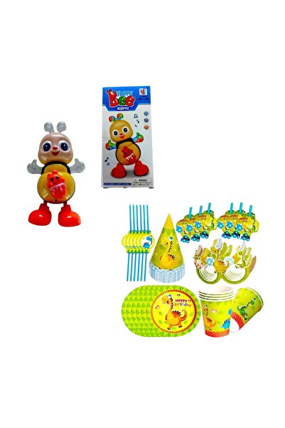 OEM Музикална играчка Пчела, звукови/светлинни ефекти, h=22 см, многоцветна, ...